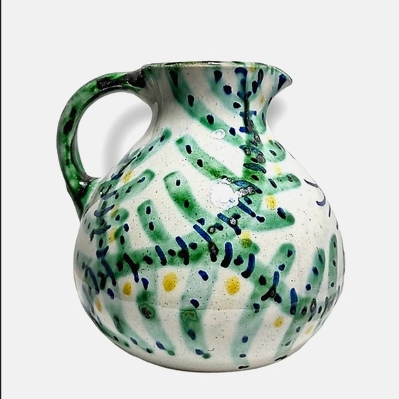 Vintage Studio Pottery Art Denmark RAS 79 Pitcher Vase 5" x 5" Signed Red Clay - Picture 9 of 9